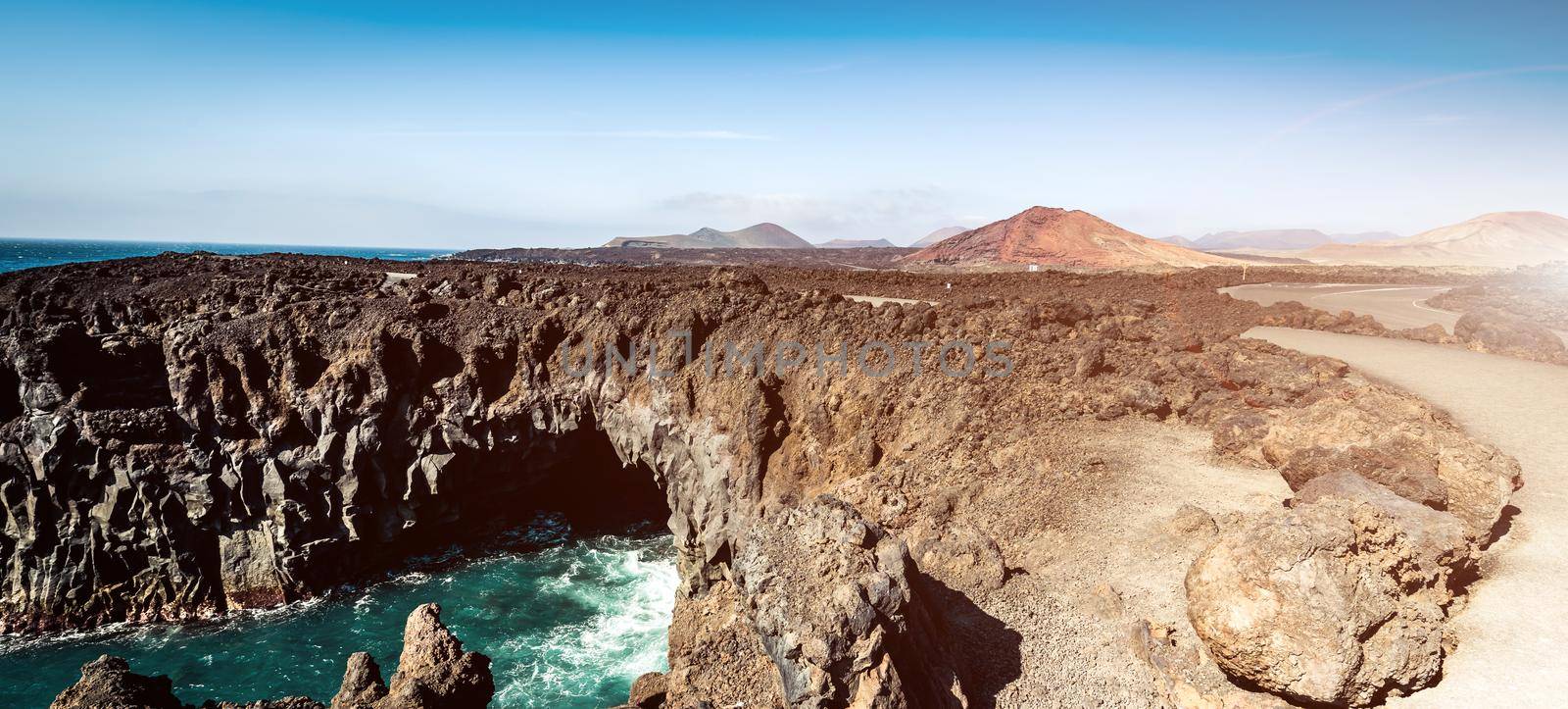 beautiful cliffs on the coast