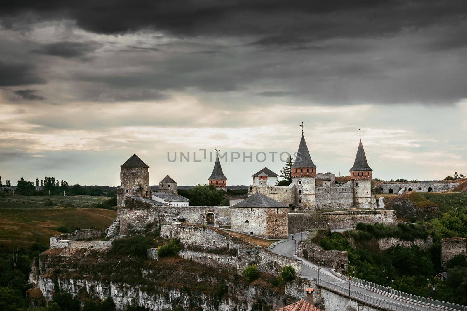 scenic view on Kamenetz-Podolsky fortress