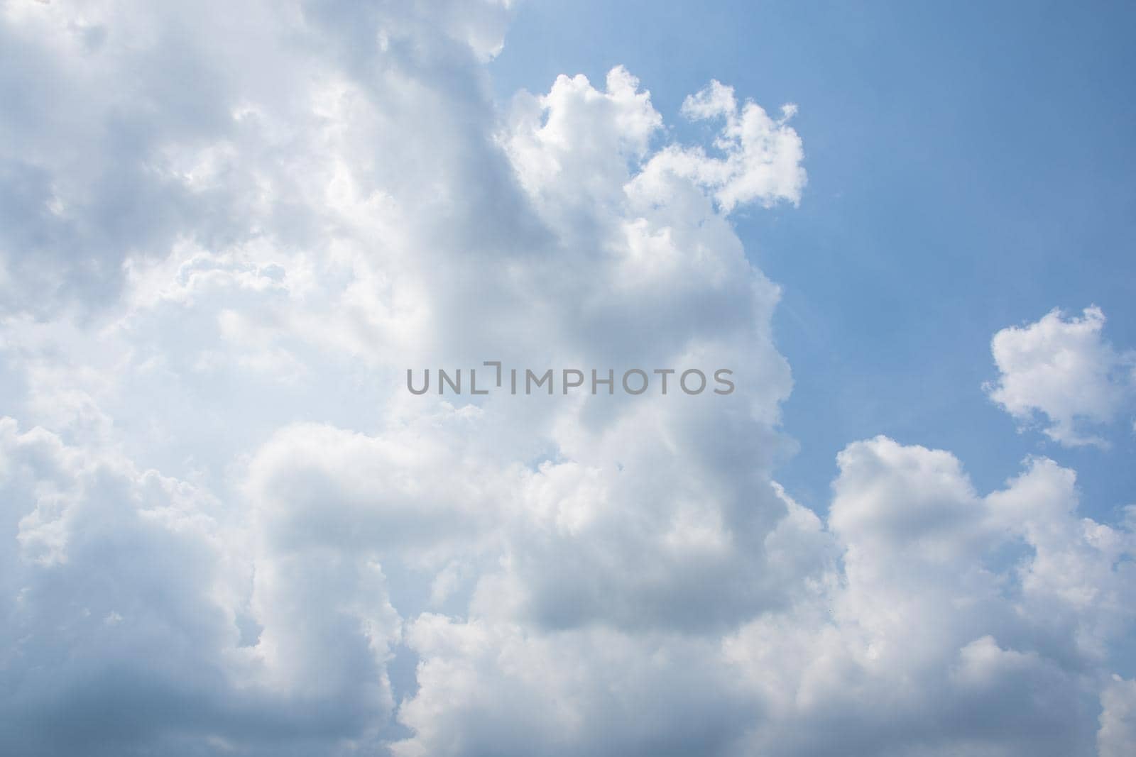 Background of blue sky and clouds