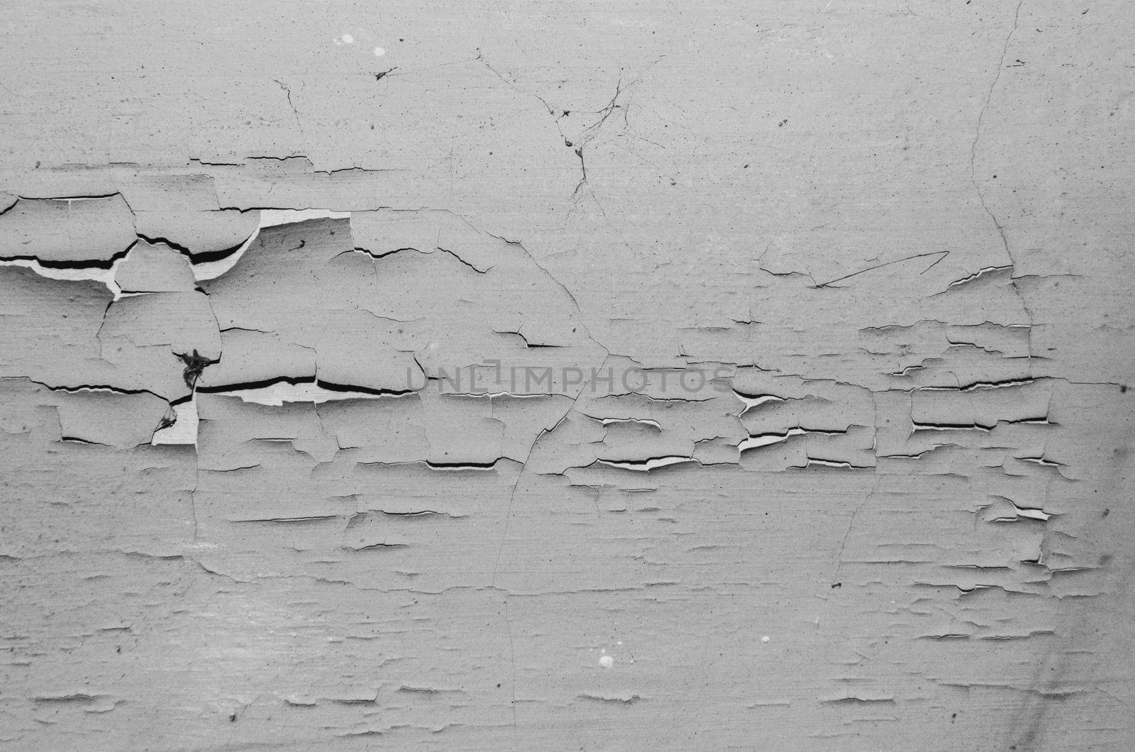 Big wet spots and cracks on the ceiling of the domestic house room after heavy rain and lot of water - Image