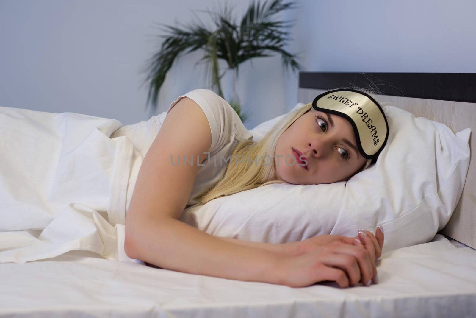 Stressful young woman thinking about her marriage problems - Image