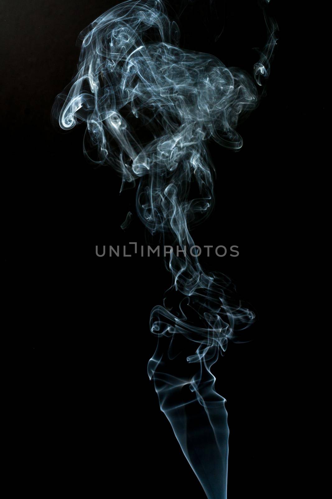 smoke cloud with black background. fog texture - image