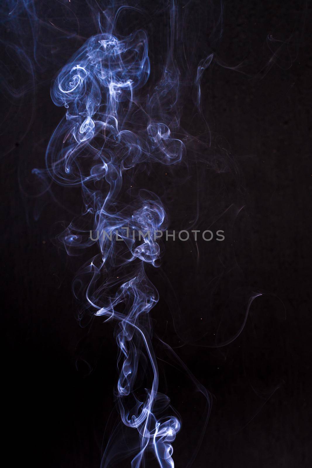 smoke cloud with black background. fog texture - image