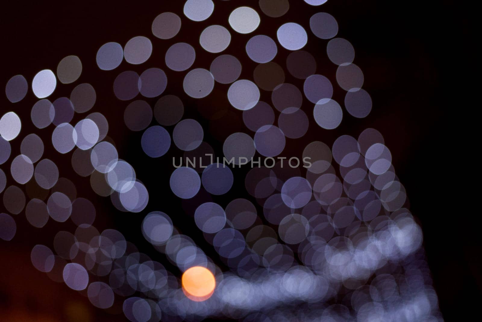 Blurred bokeh light , Christmas and New Year holidays background - image