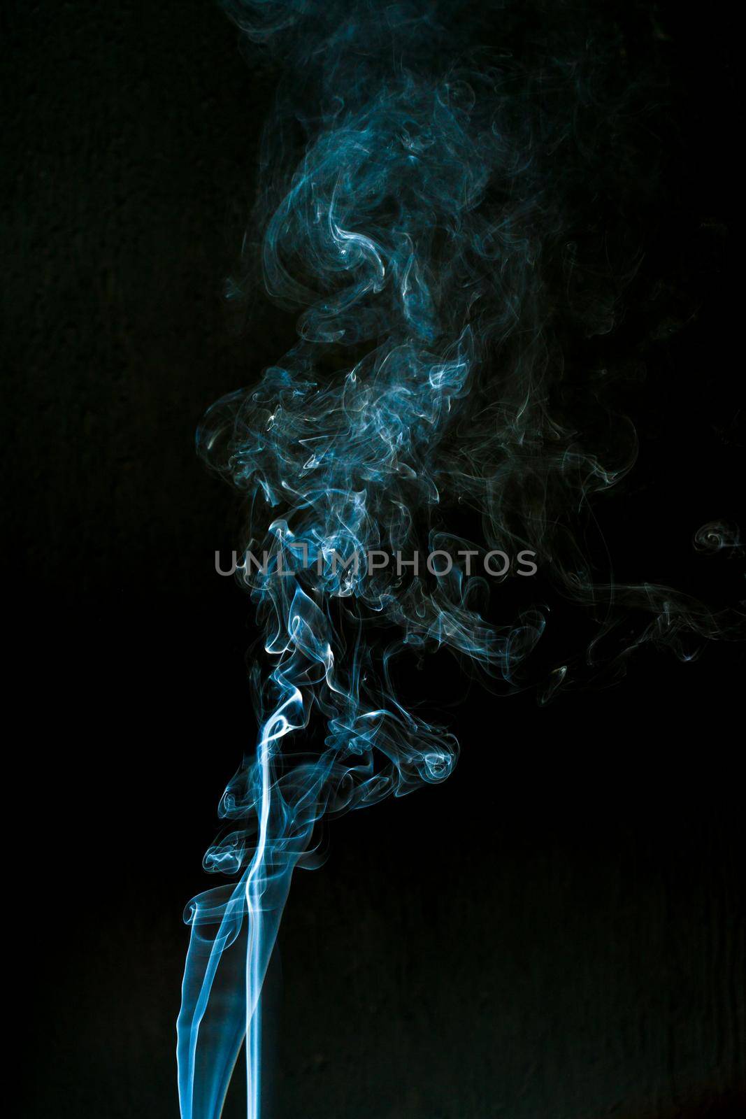 smoke cloud with black background. fog texture - image