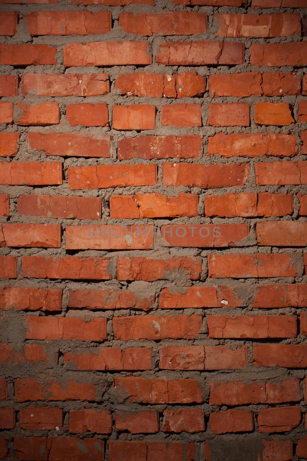 Old grunge brick wall background
