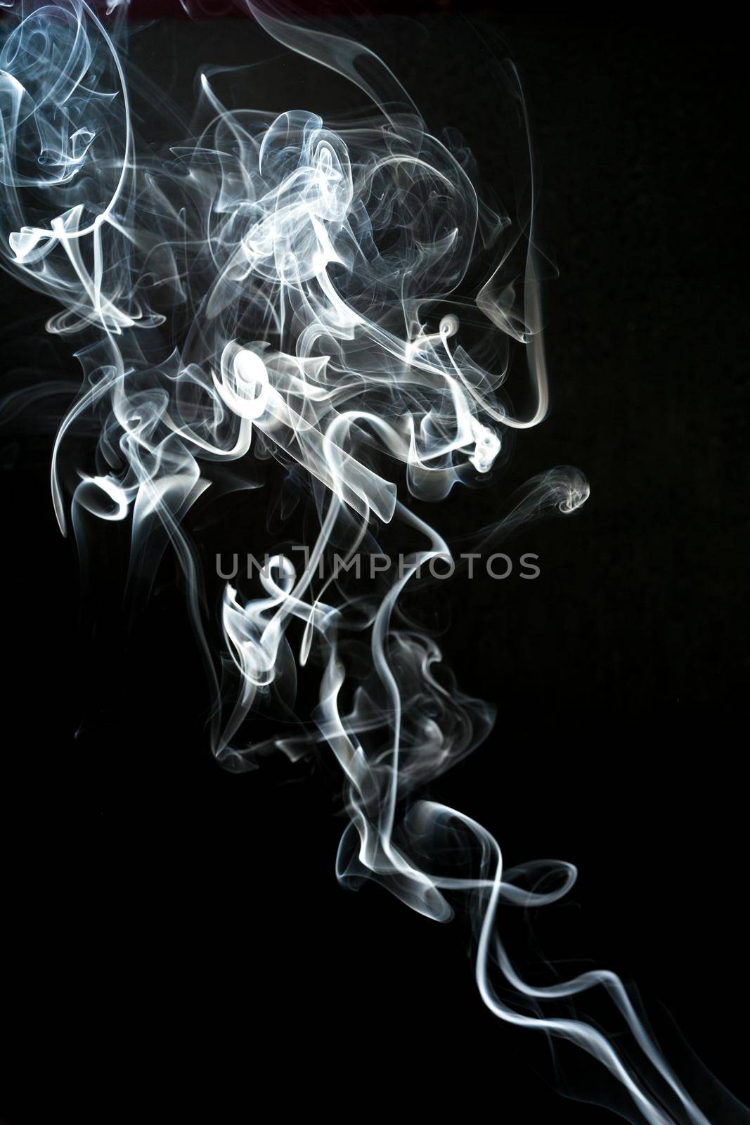 smoke cloud with black background. fog texture - image