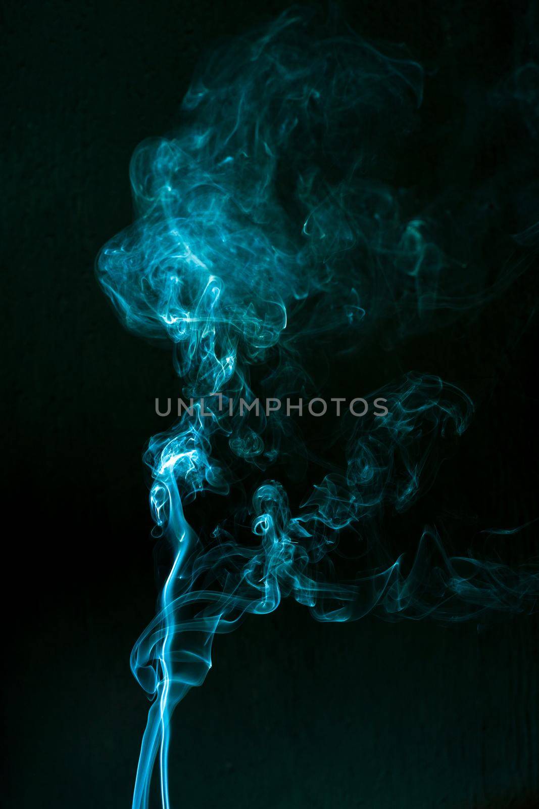 smoke cloud with black background. fog texture - image