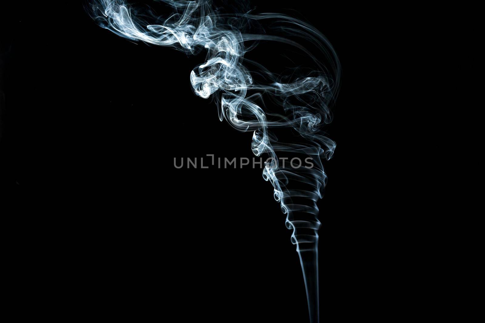 smoke cloud with black background. fog texture - image
