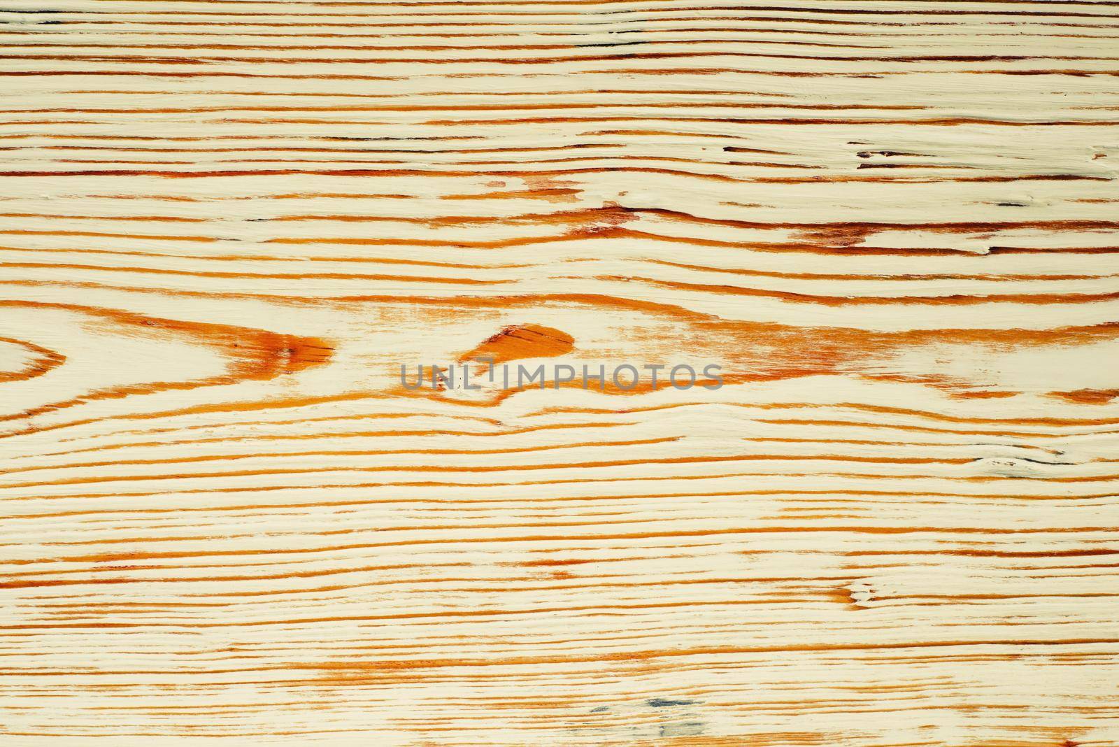 Top view on white brushed wooden texture. - image