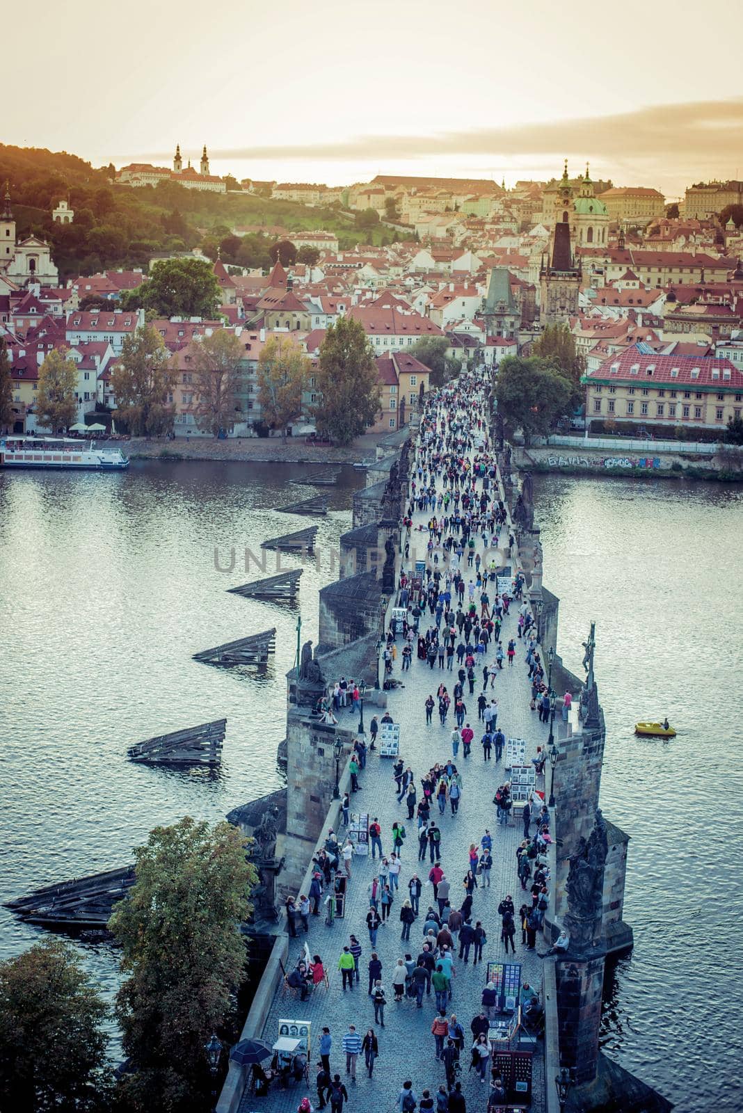Charles Bridge and other sights in Prague by GekaSkr
