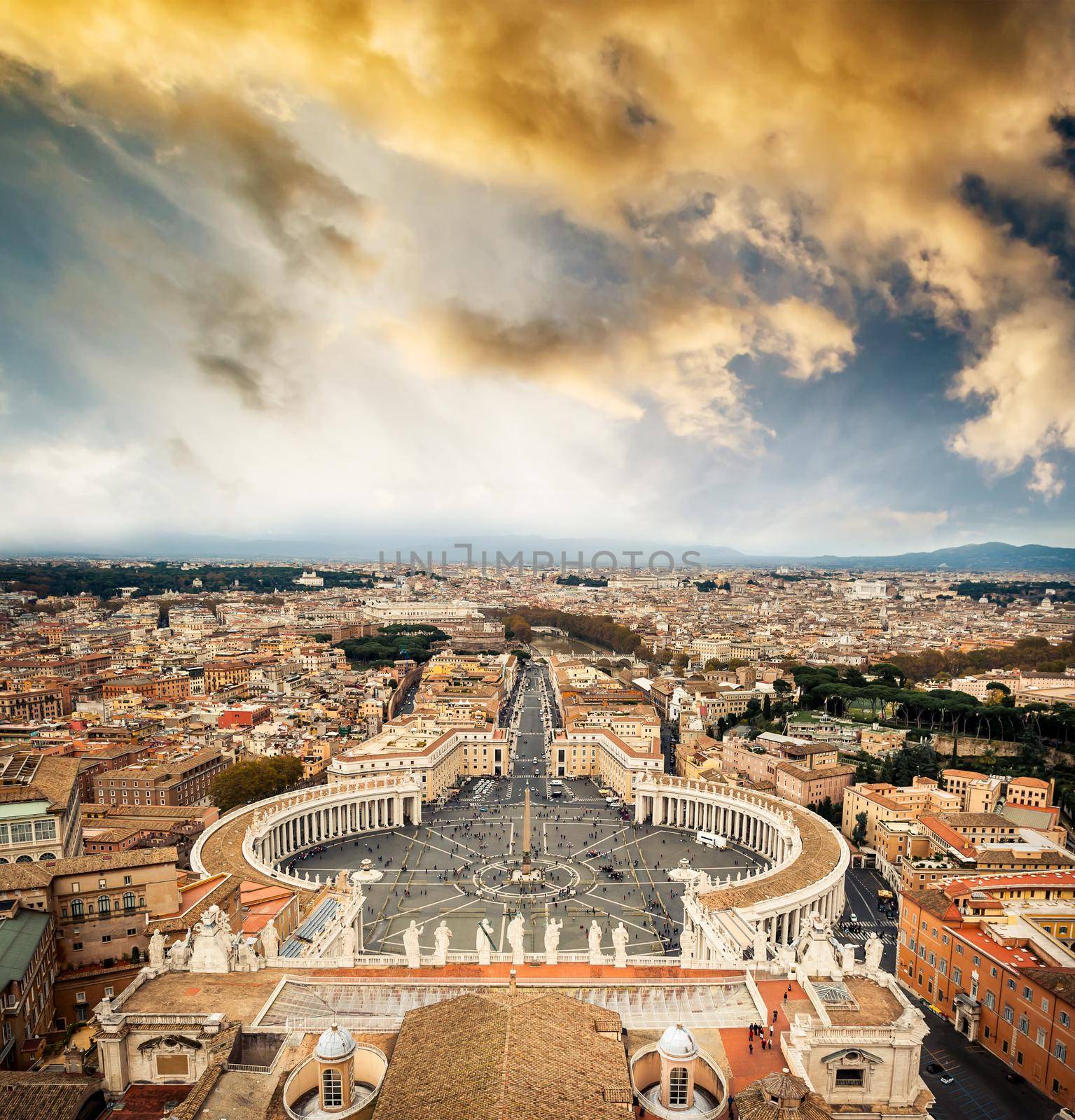 view from the St. Peter's Cathedral by GekaSkr