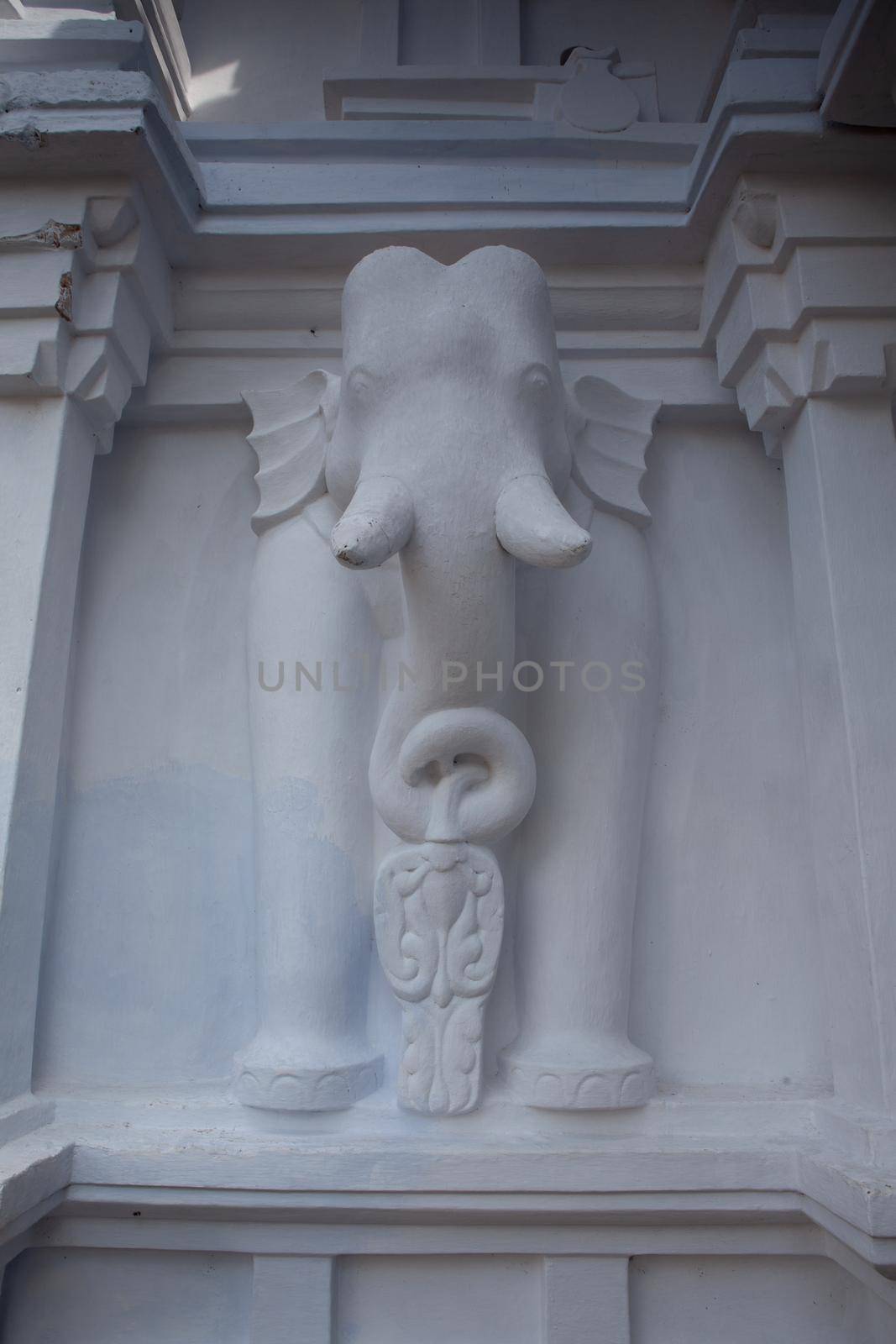 Detail of Lankatilaka Vihara temple, Udunuwara of Kandy, Sri Lanka by CaptureLight