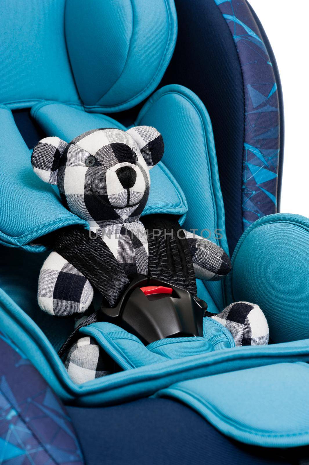 Blue child safety seat by norgal