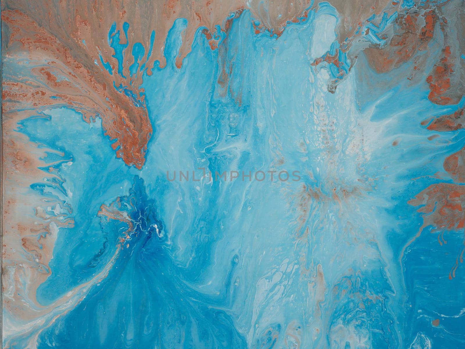 Abstract ocean ART. Natural Luxury. Style incorporates the swirls of marble or the ripples of agate. Very beautiful blue paint
