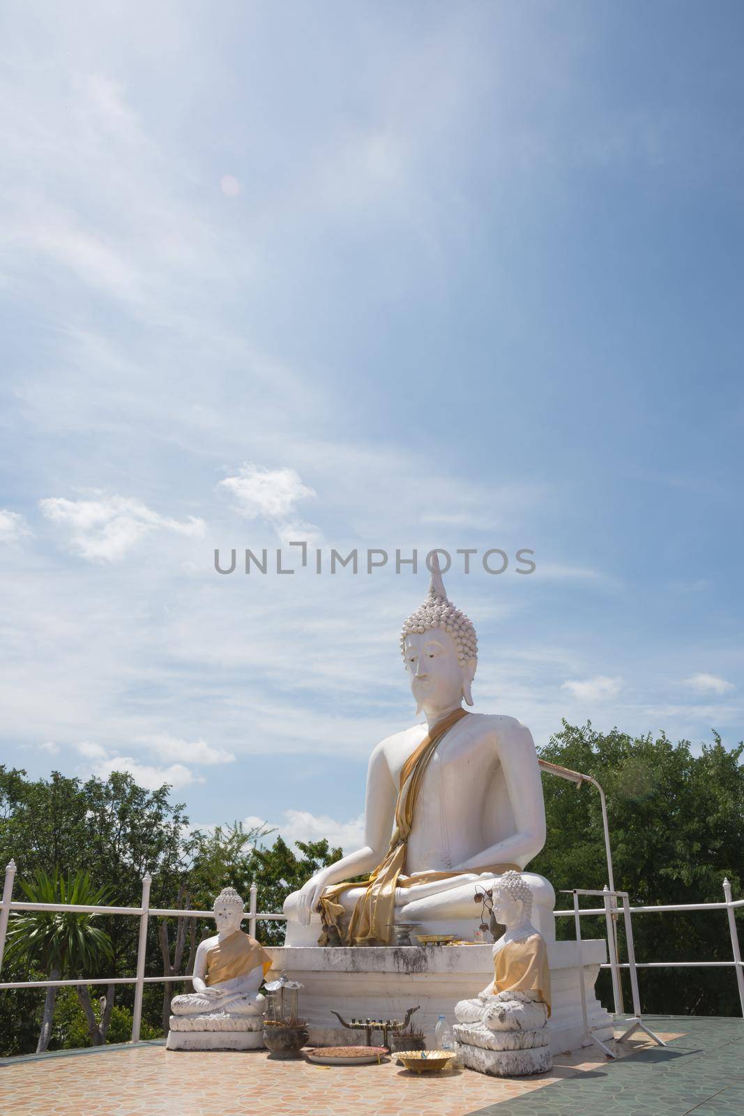Buddha With bright sky