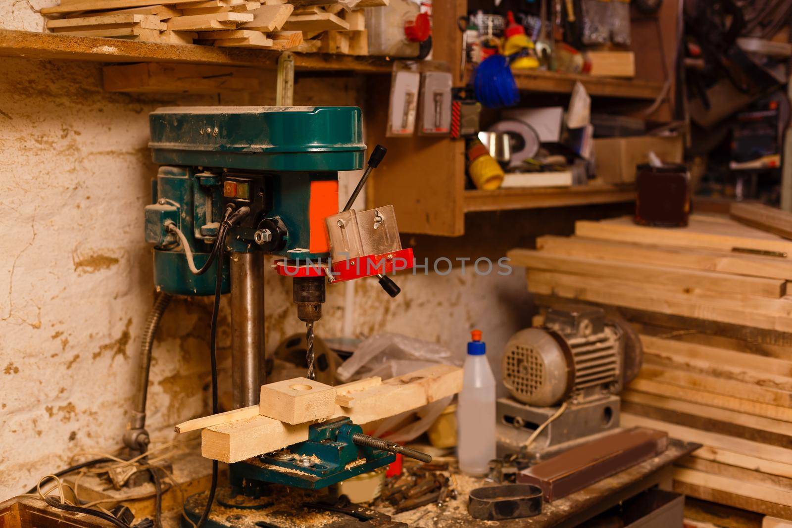 old garage full of tools and stuff