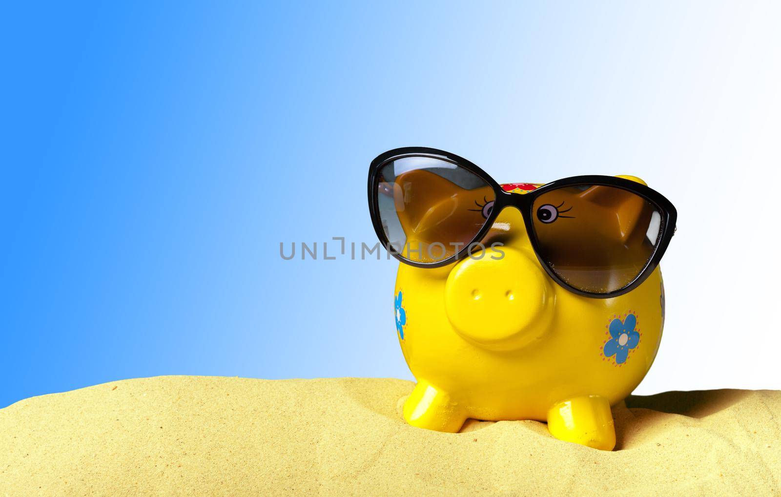 Summer piggy bank