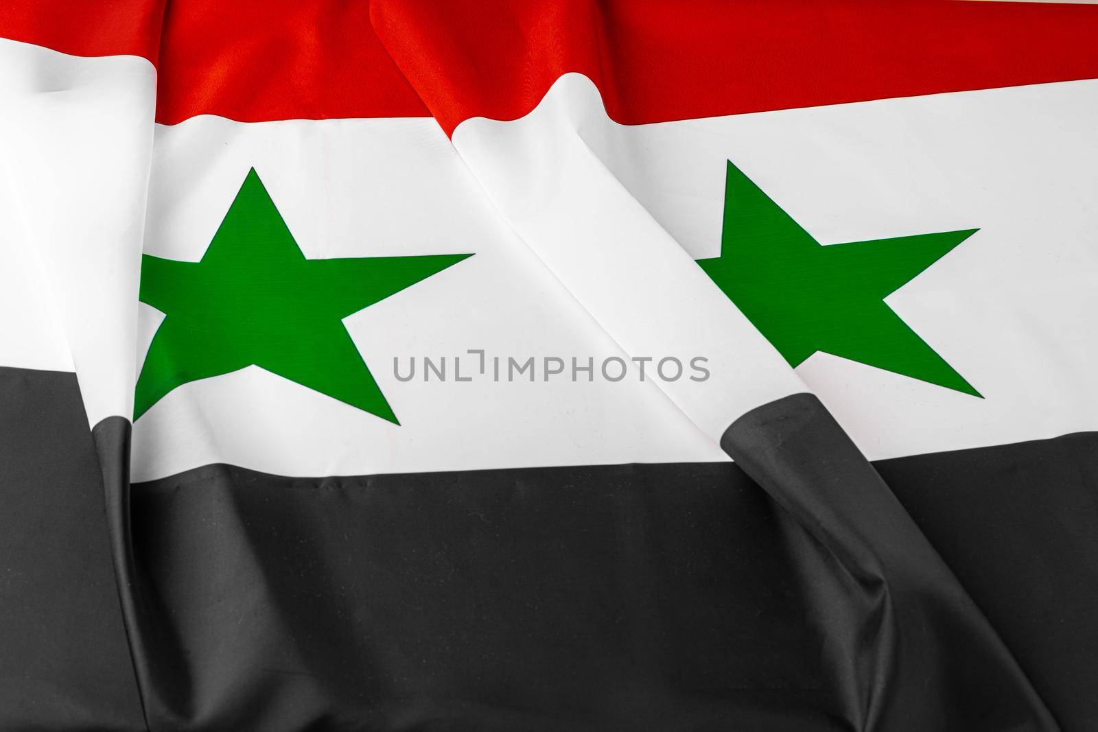Photo of fabric Syria flag