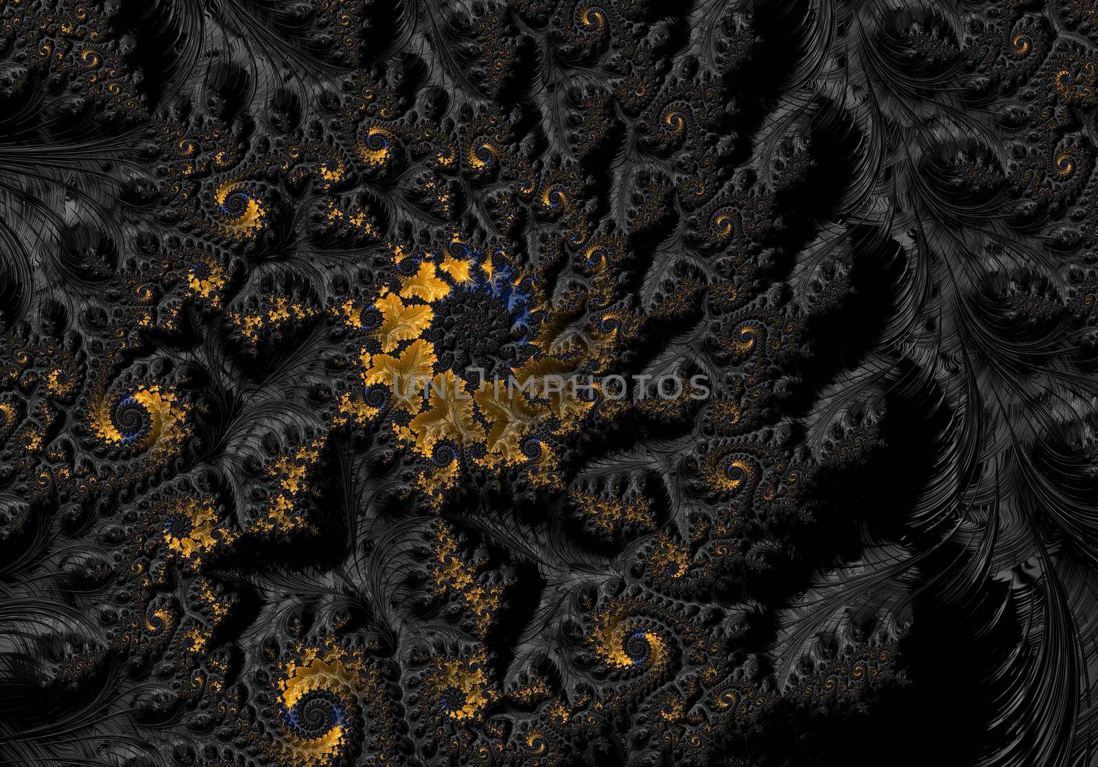 Abstract psychedelic oil background automatically generated using the Mandelbrot fractal
