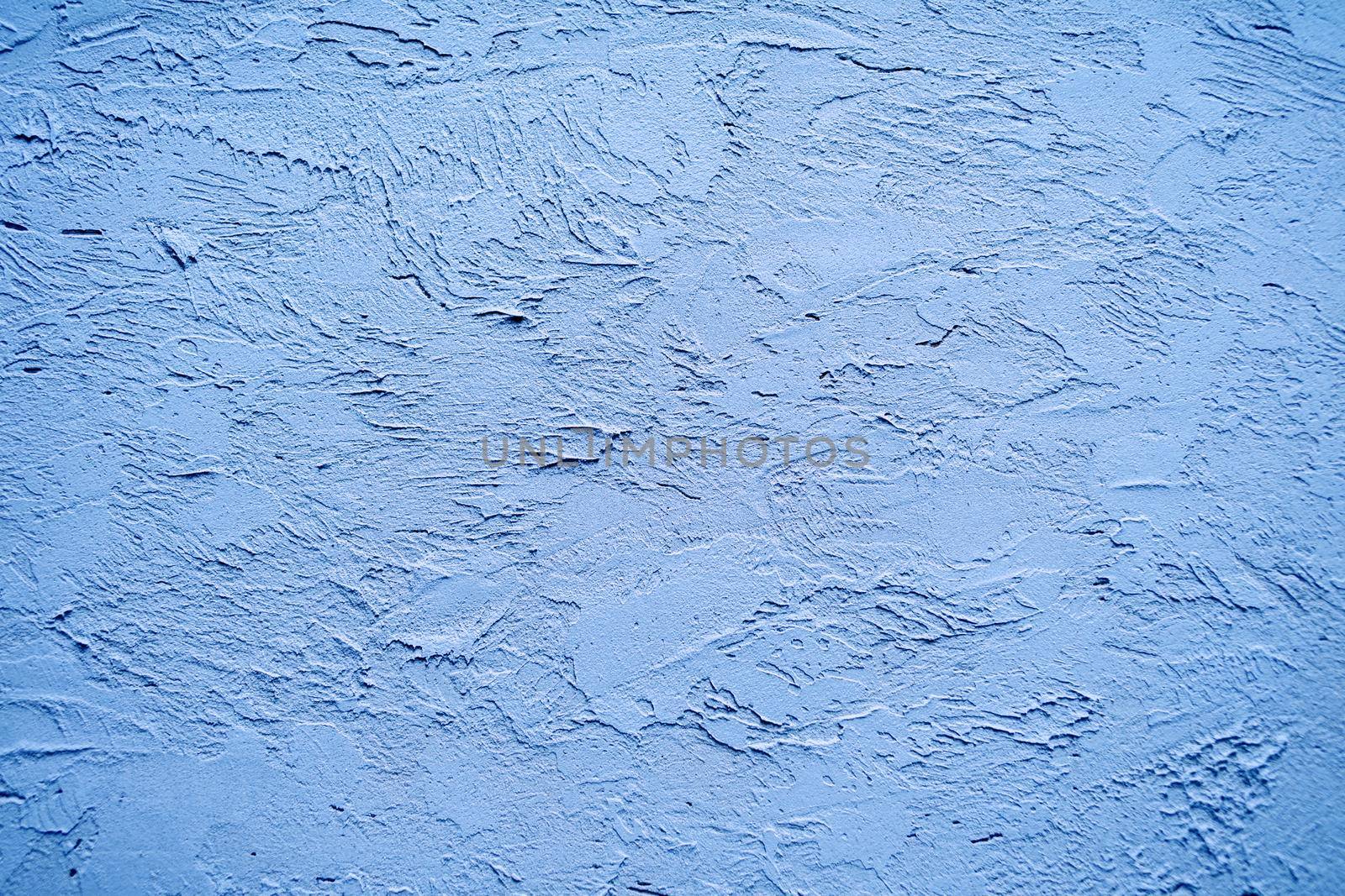Blue texture decorative Venetian stucco for backgrounds.