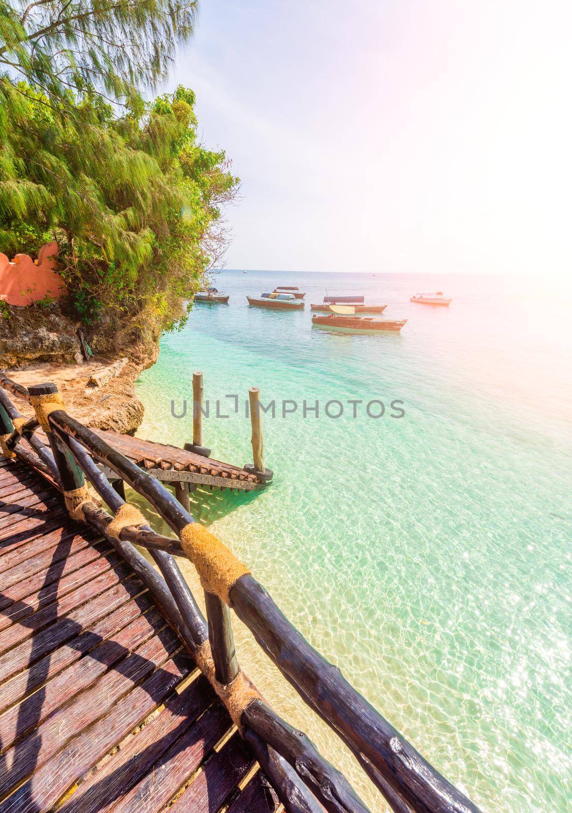 beautiful view on Turtles Island Slaves, Zanzibar by GekaSkr