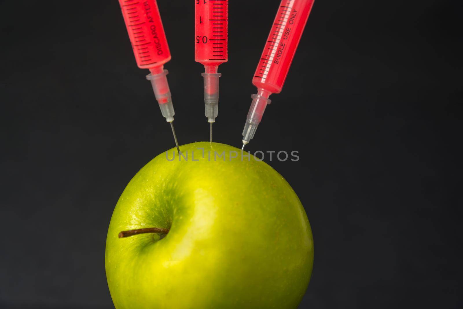 Genetic manipulation with an apple by alexAleksei