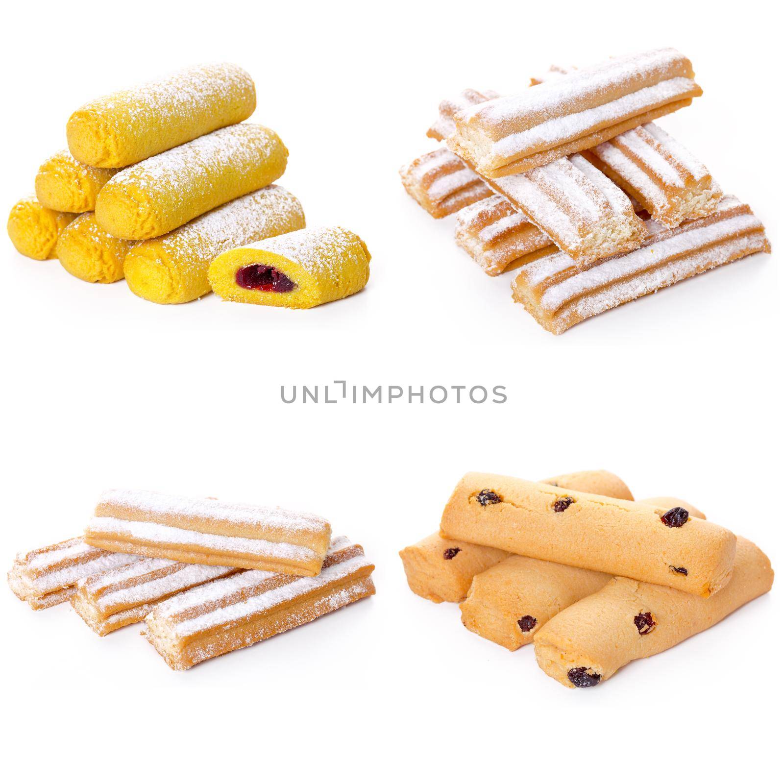 cookie set isolated on a white background