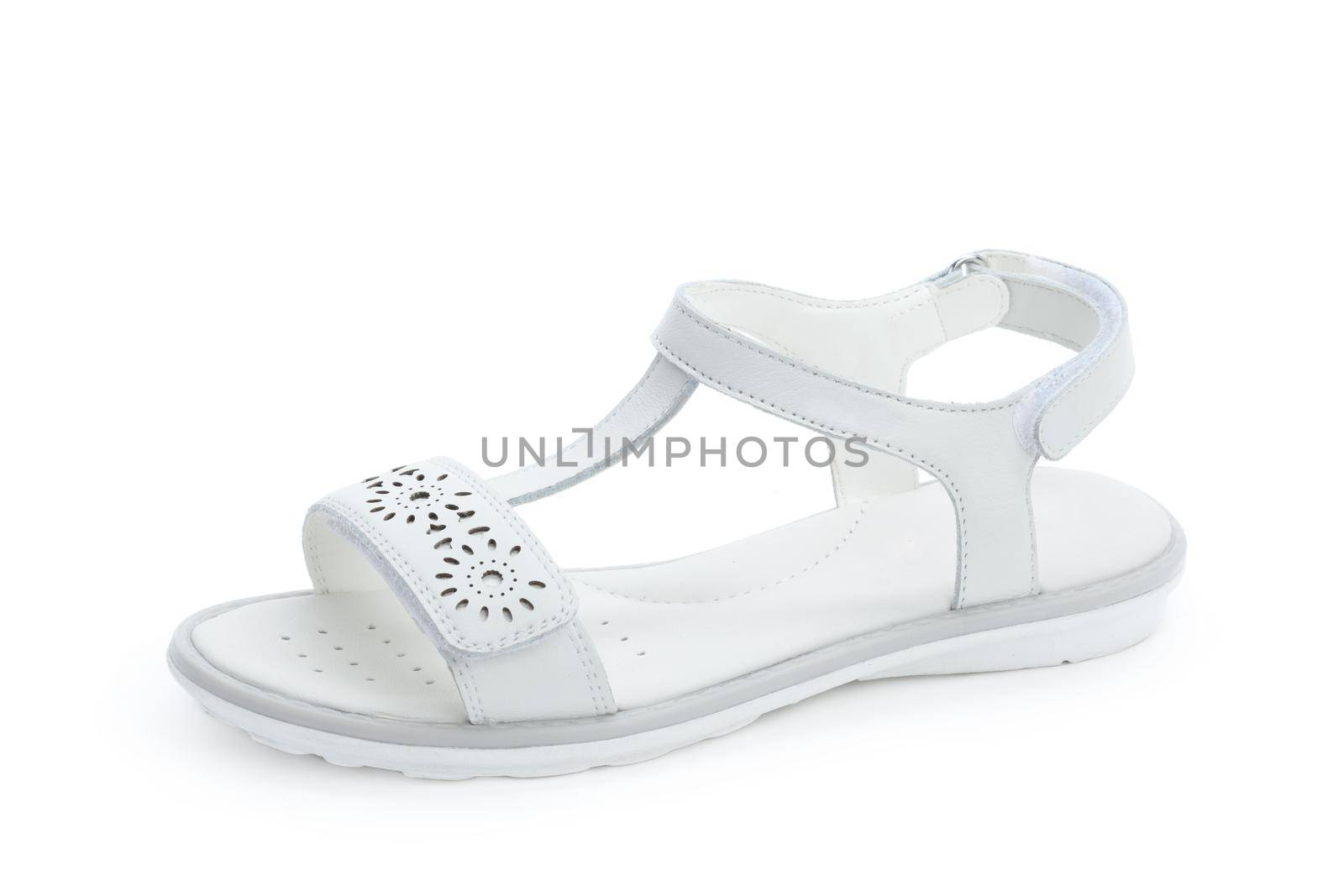 Kids shoes isolated on white background front view