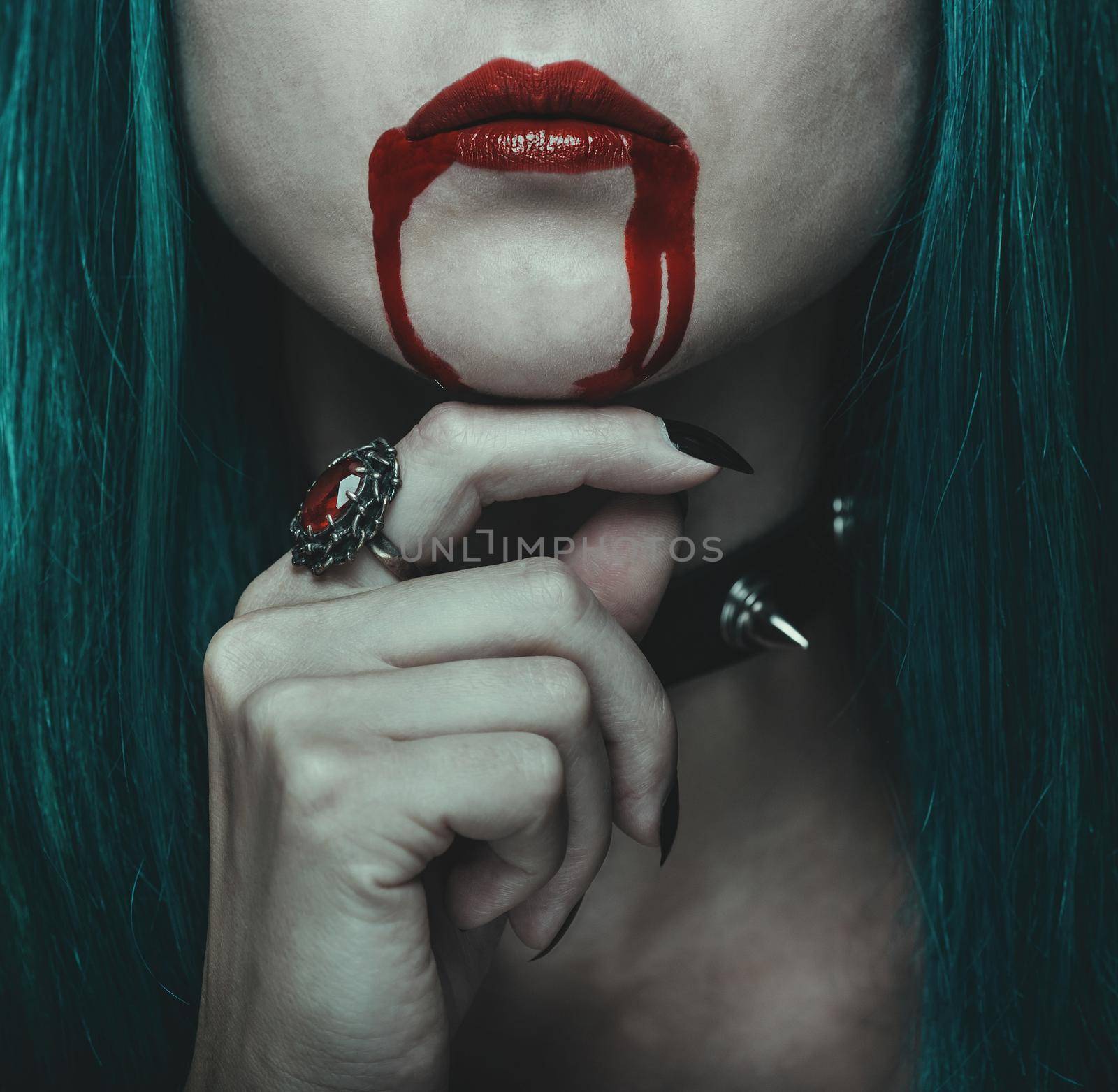 Vampire young woman by alexAleksei