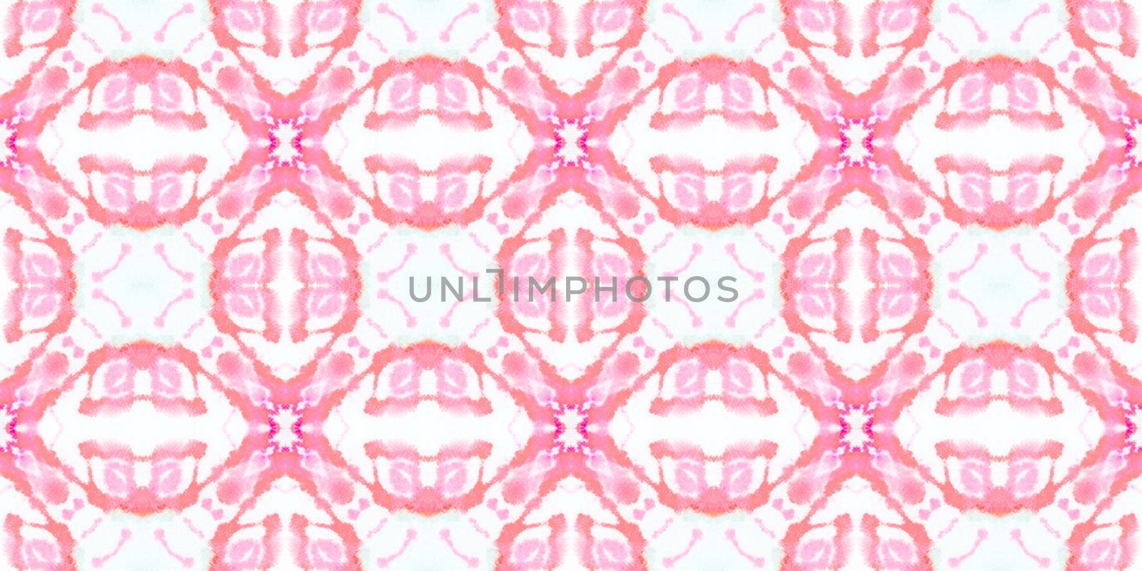 Seamless Ethnic Print. Artistic Abstract Geometric Background. Organic Chevron Design. Japanese or Islamic Style. Purple Color. Watercolor Traditional Ethnic Print.