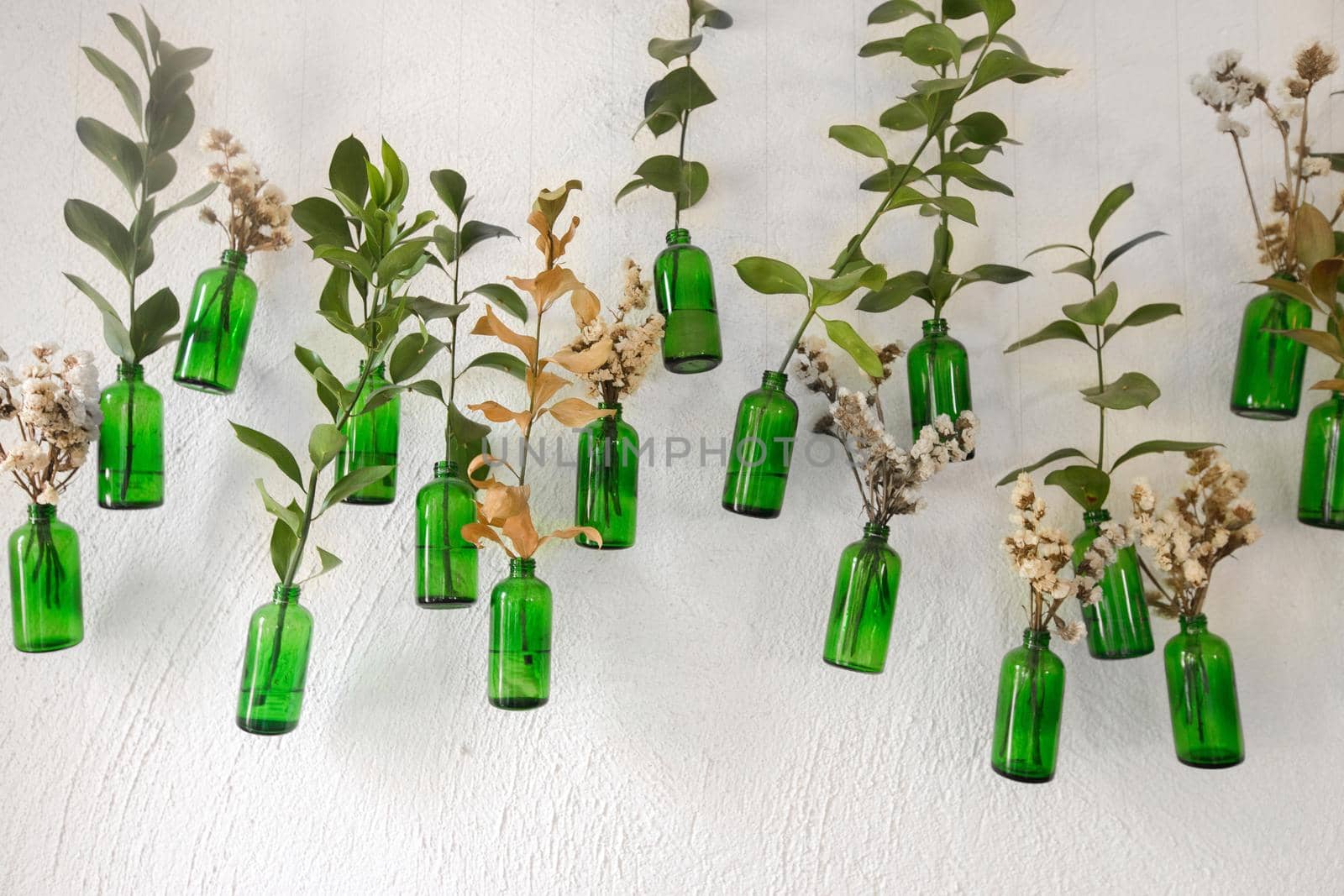 Creative design of flowers in bottles by Demkat