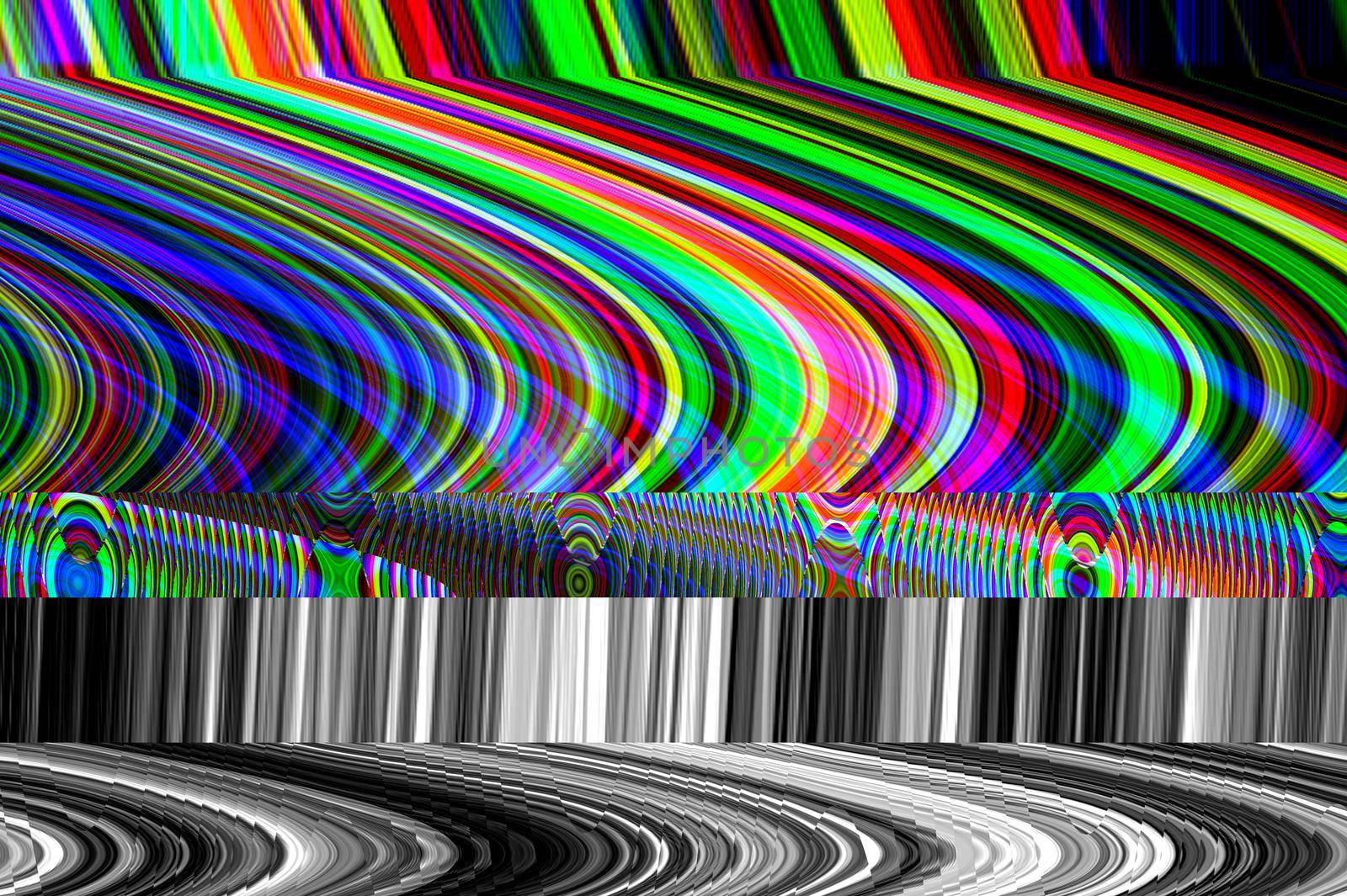 Glitch psychedelic background. Old TV screen error. Digital pixel noise abstract design. Broken pixels glitch. Television signal fail. Technical problem grunge wallpaper. Colorful noise rerto