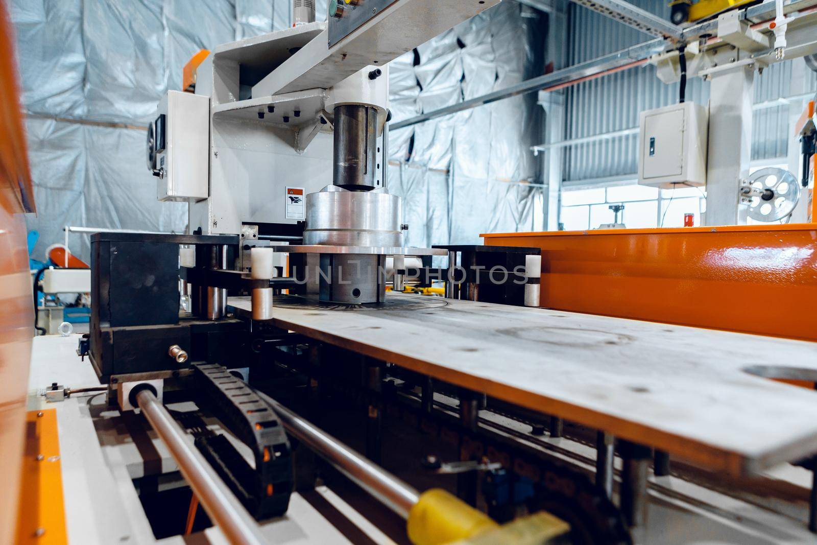 Inside the new factory manufacturing electrical cable.