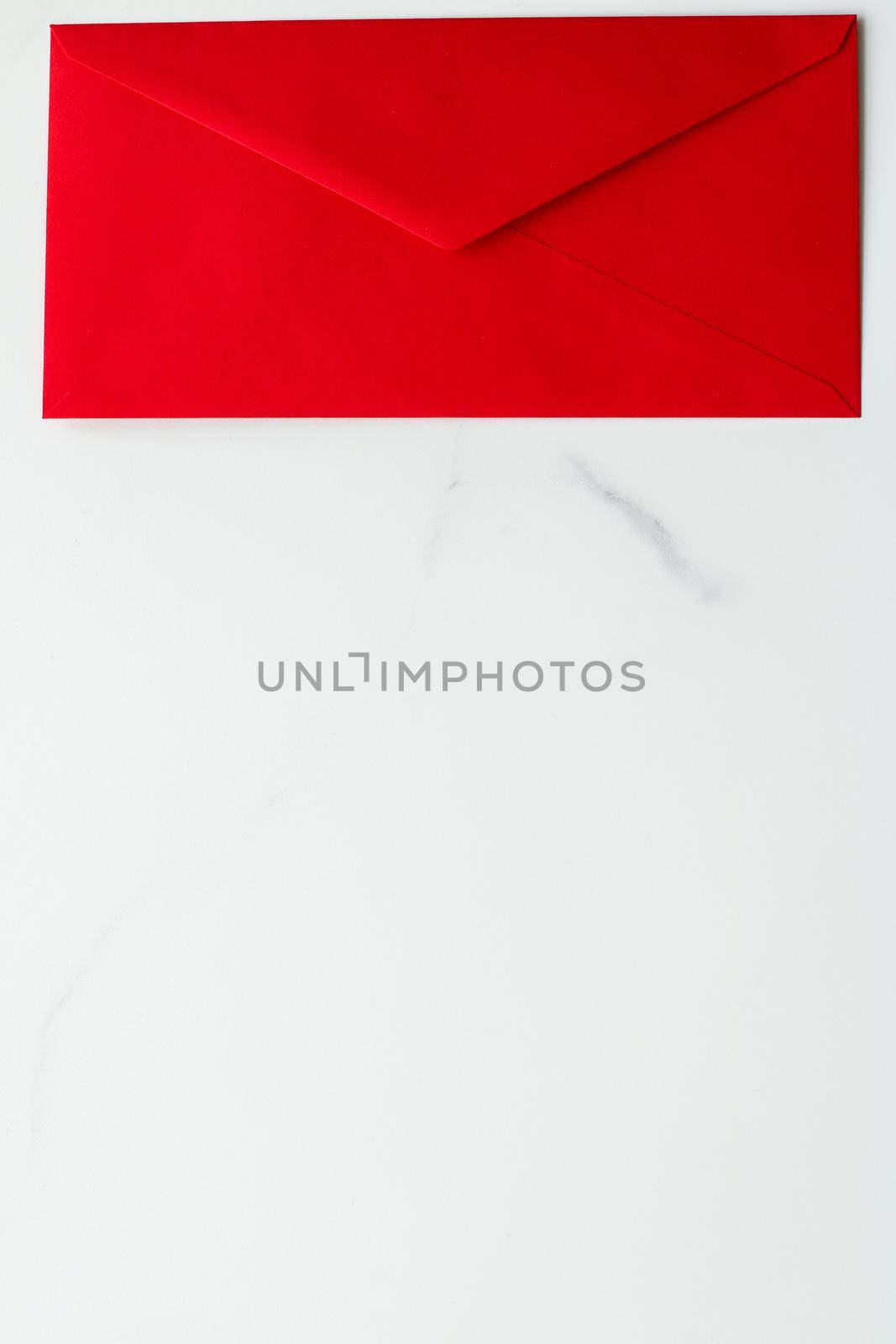 Envelopes on marble background, message concept by Anneleven