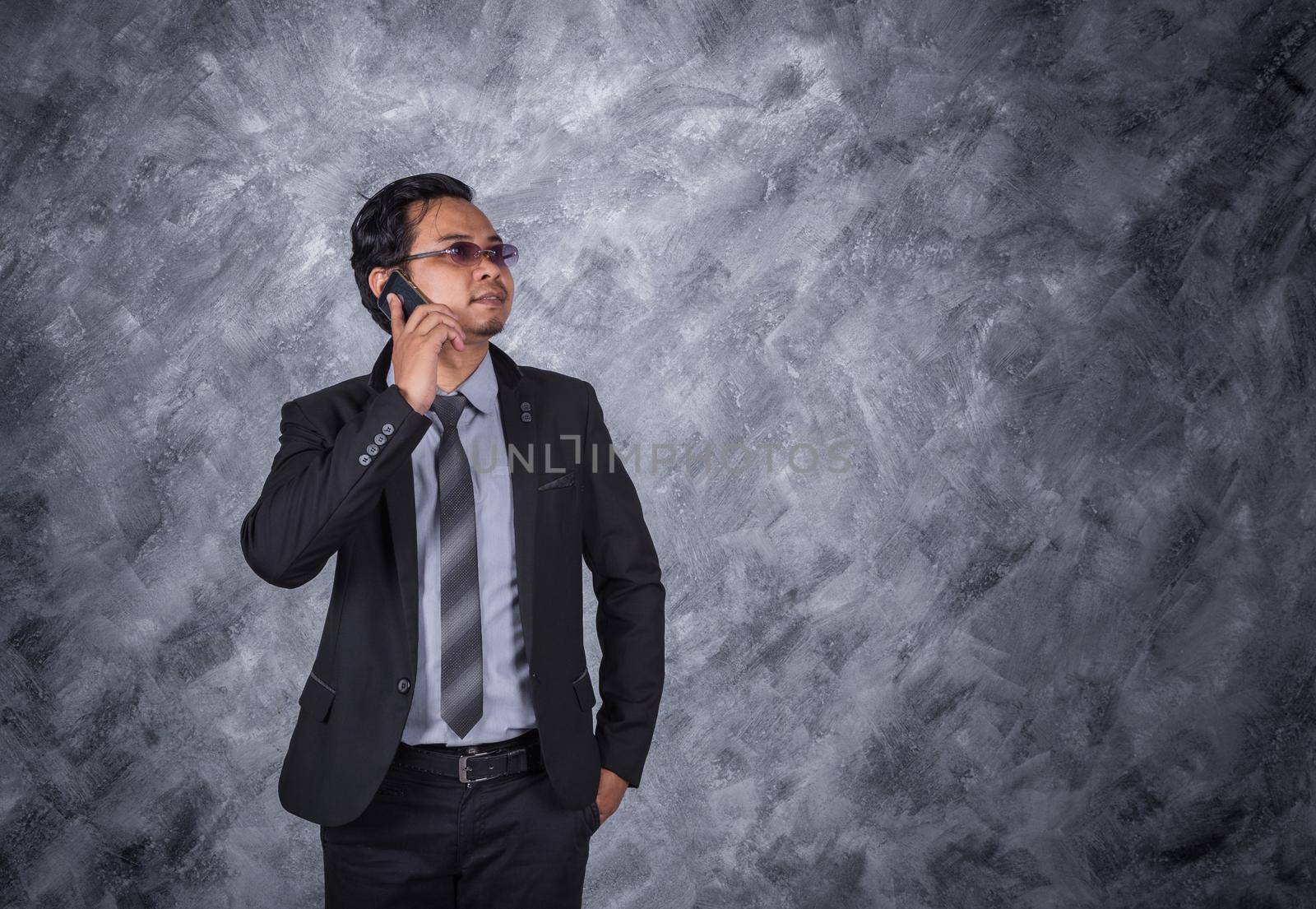 young business man using a mobile phone 