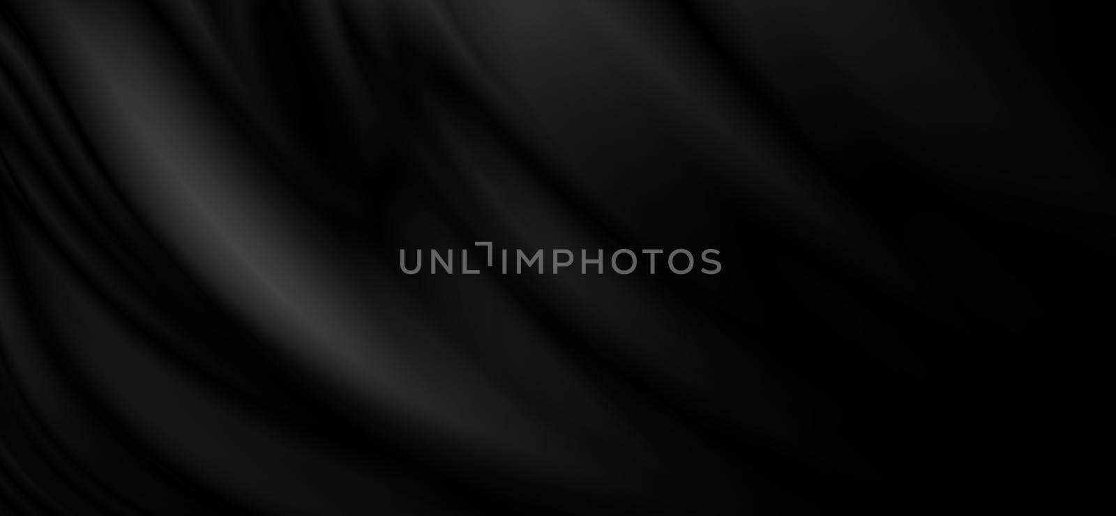 Black fabric texture background 3d illustration by Myimagine