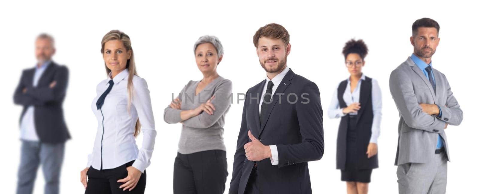 Business people team isolated by ALotOfPeople