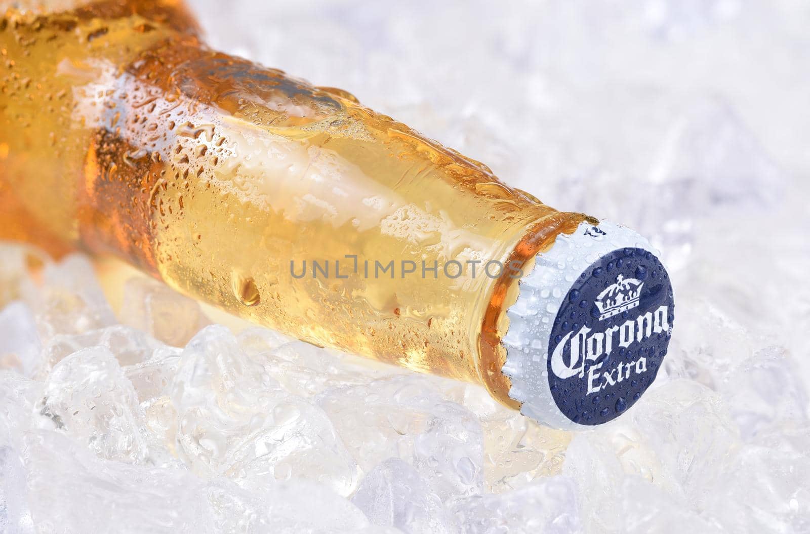 Corona Extra Beer Bottle on Ice by sCukrov
