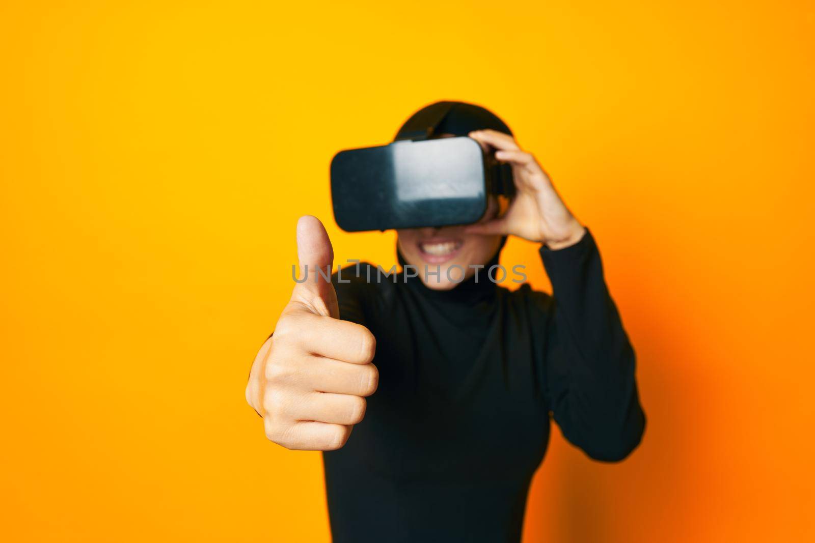 Muslim technology simulator device gaming isolated background. High quality photo