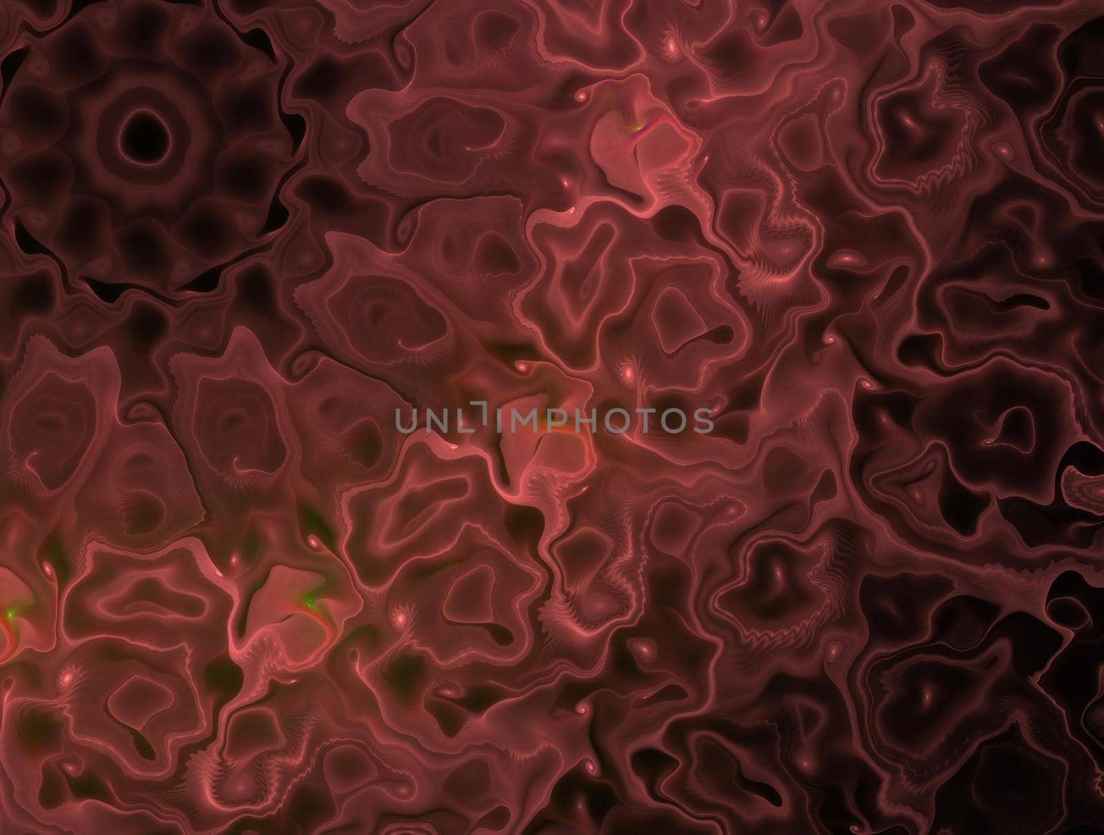 Imaginatory lush fractal texture image abstract background