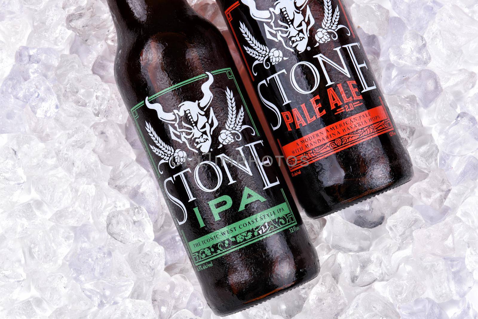 Stone Ales in ice by sCukrov