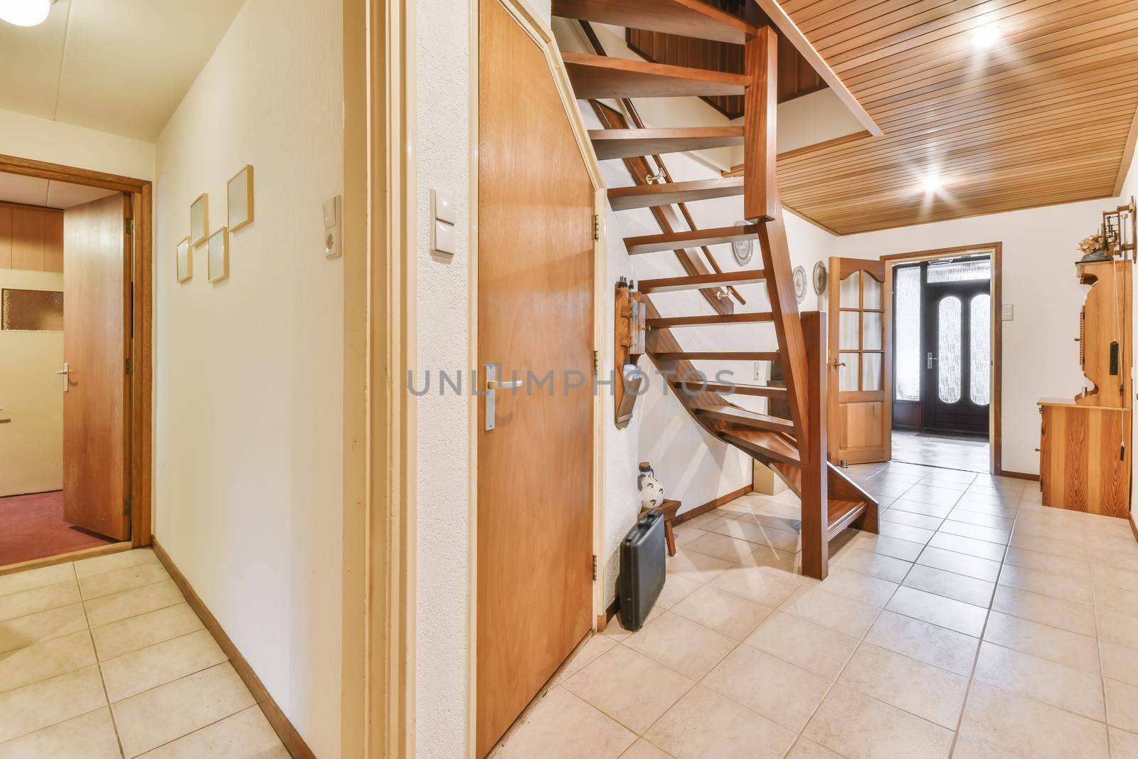 Interior of staircase by casamedia