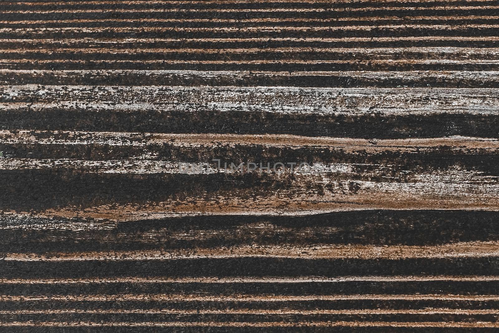 Closeup lines texture of old wooden dark surface background by AYDO8