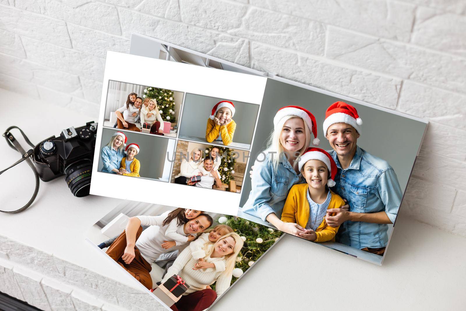 photobook with christmas photos. Winter cozy by Andelov13