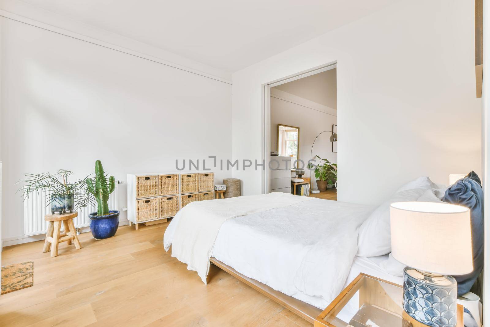 Elegant furnished bedroom by casamedia