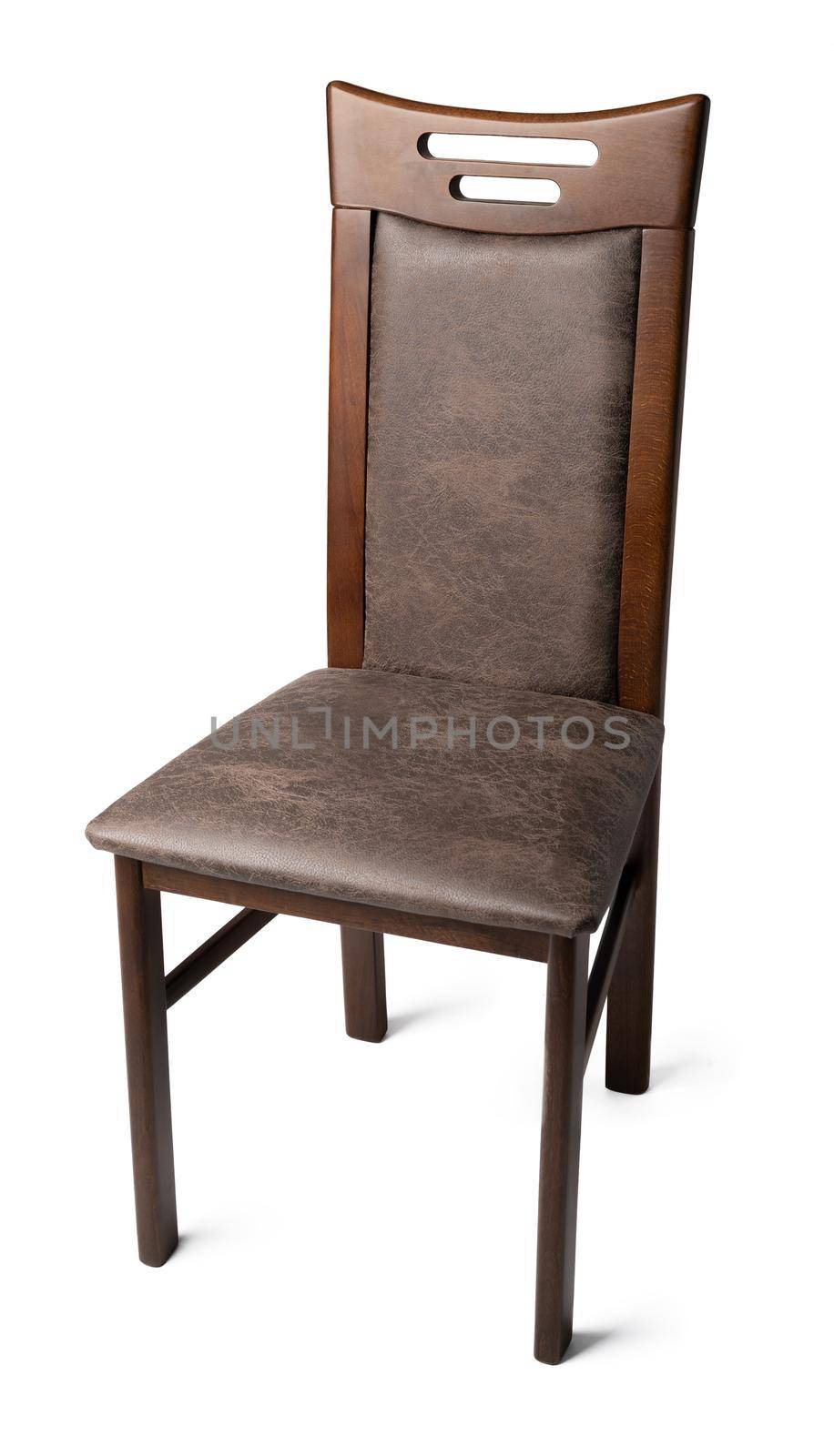 Comfortable chair isolated on white background. Studio shot