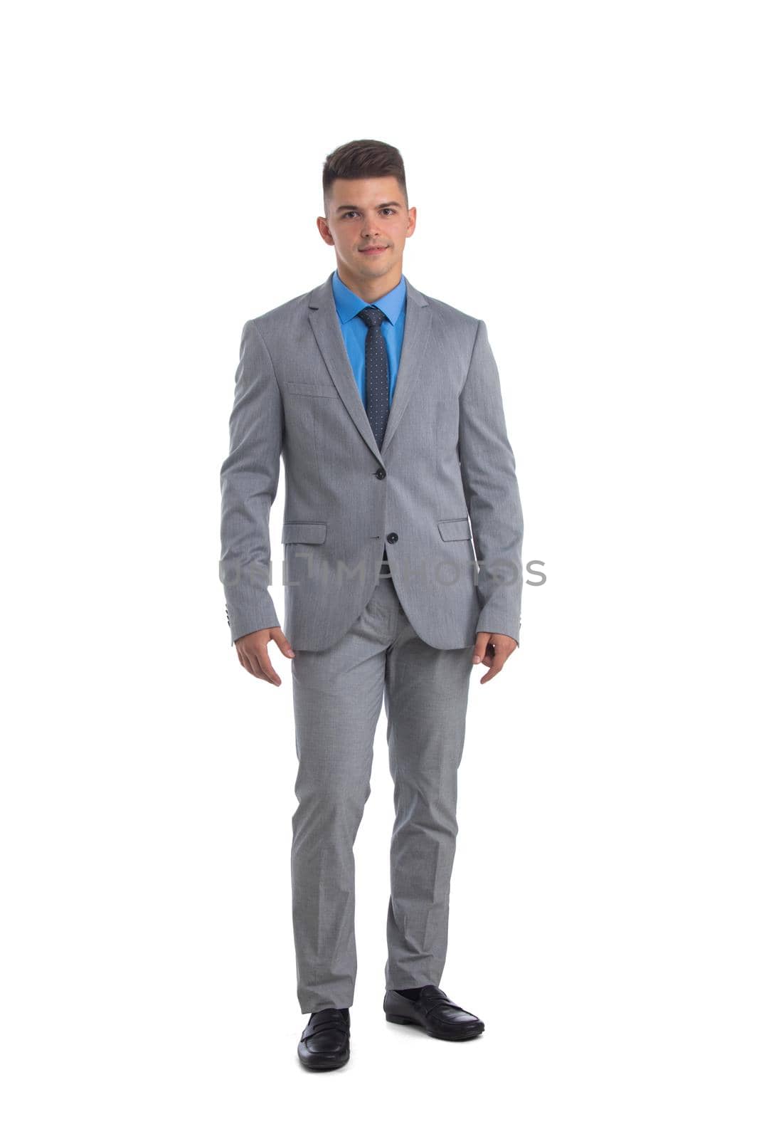 Young business man in a suit by ALotOfPeople