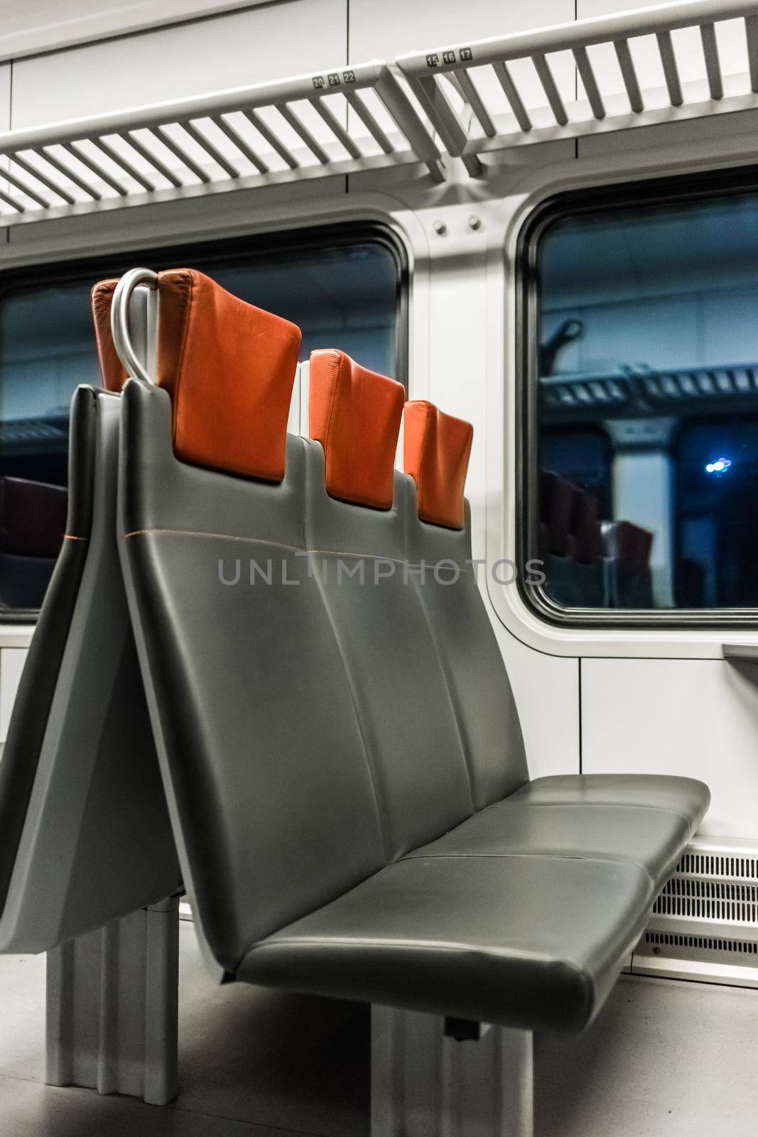 Electric train stadler modern interior with leather seats by AYDO8