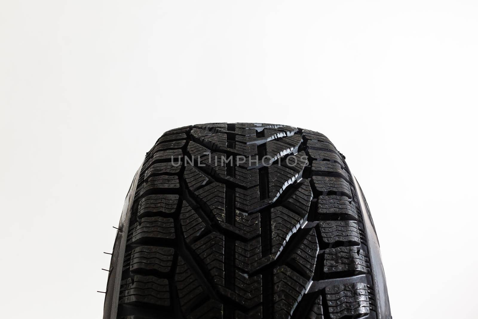 car tire on white background by Andelov13